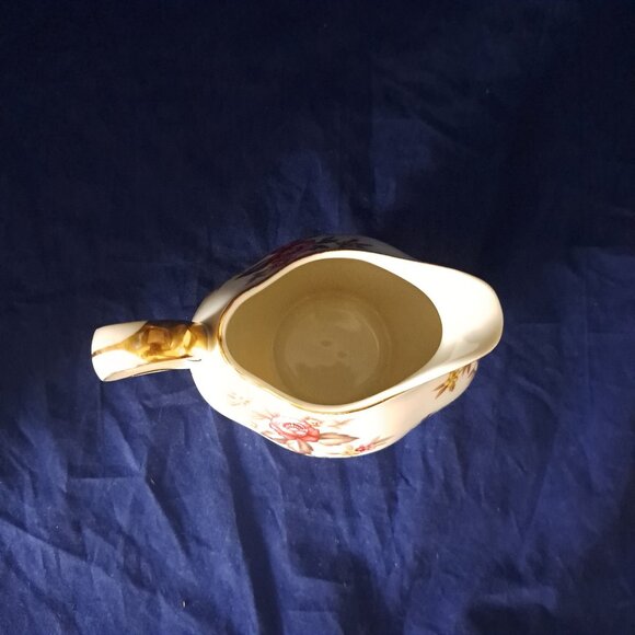 Vintage Norleans China Creamer Floral Pattern With Gold Trim - Picture 5 of 14